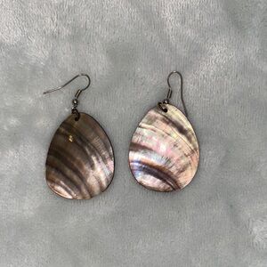 Elegant Iridescent Teardrop Earrings